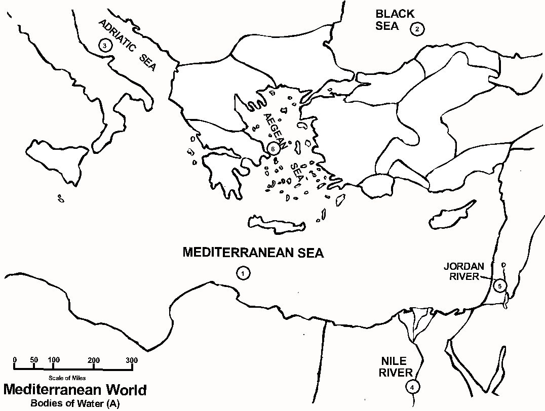 Mediterranean Bodies of Water